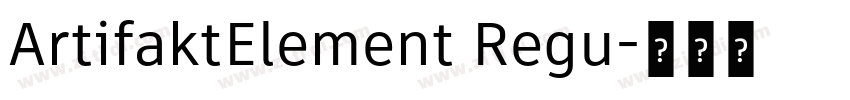 ArtifaktElement Regu字体转换 ArtifaktElement Regu字体转换